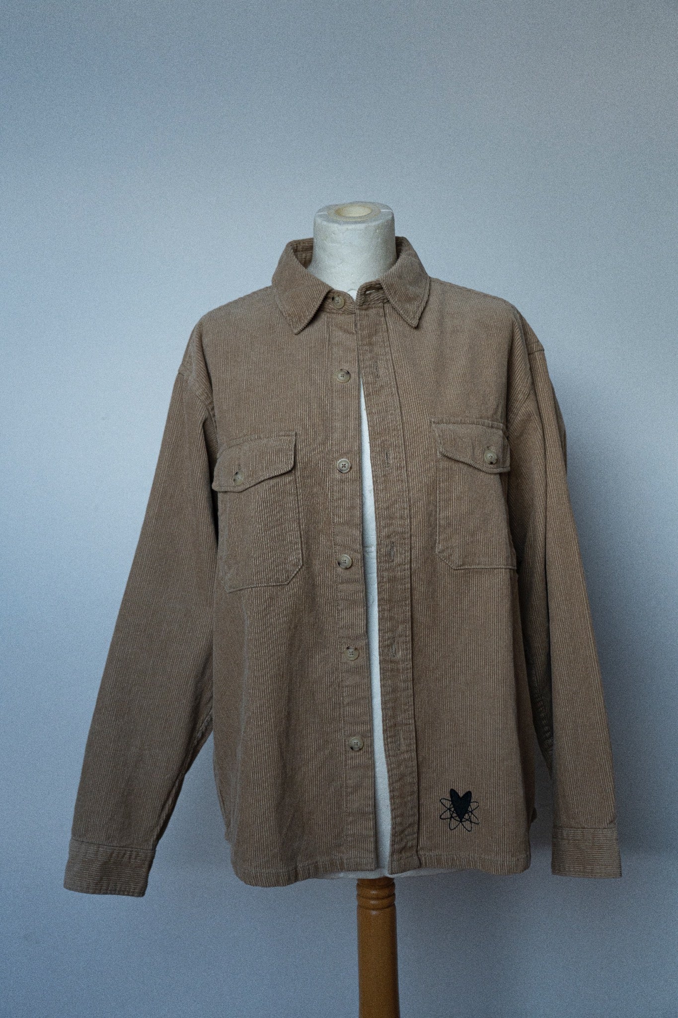 Surchemise En Velours : Pierre Et Verdure XS