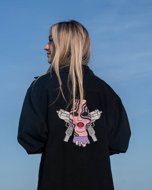 Chemise En Velours : La Braqueuse L