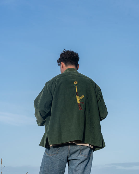 Chemise En Velours : Gun and Flower M