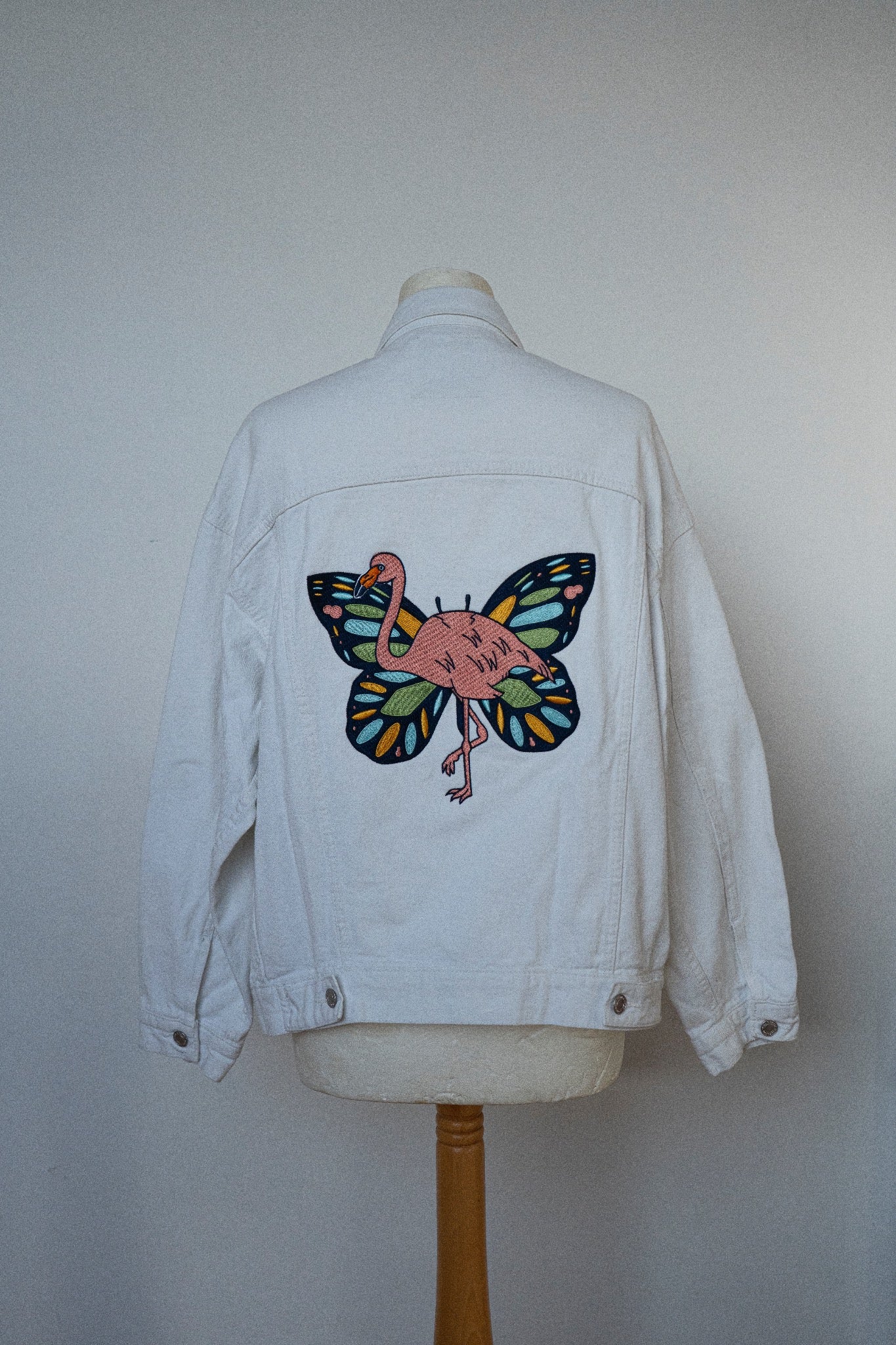 Veste en Jean : Bird-tterfly effect S