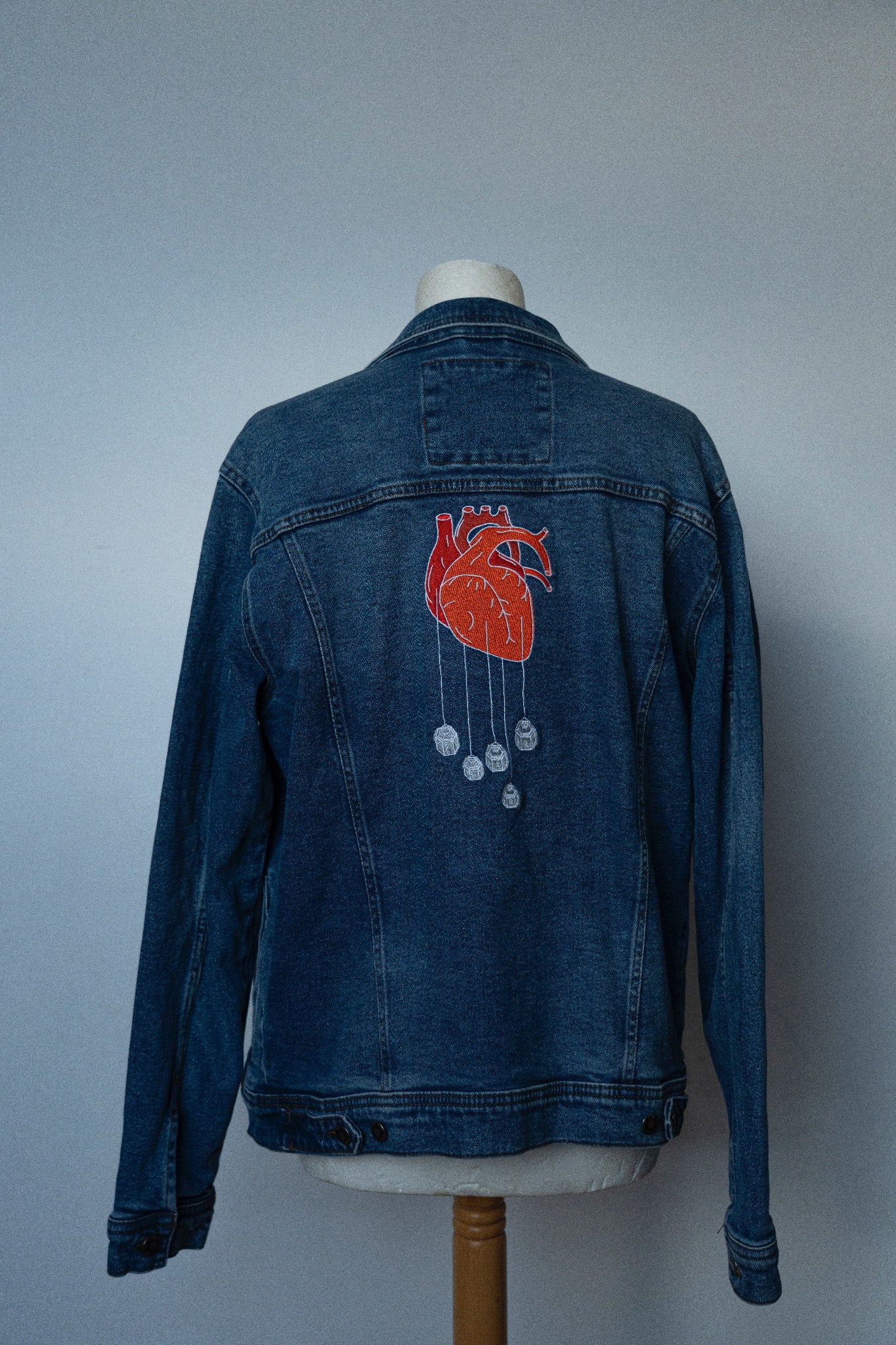 Veste Jean : Coeur Lourd S