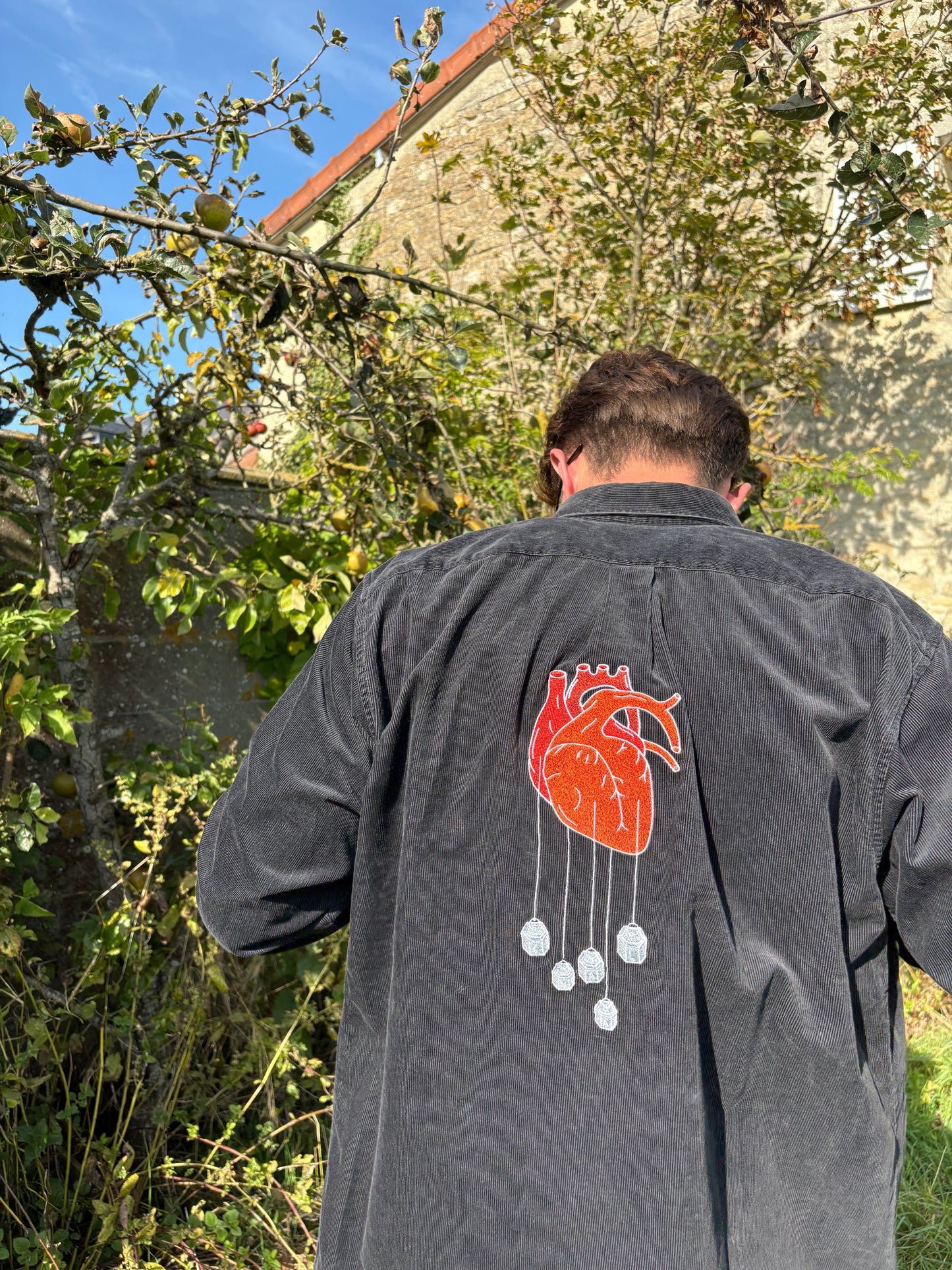 Veste en velours : Coeur Lourd M