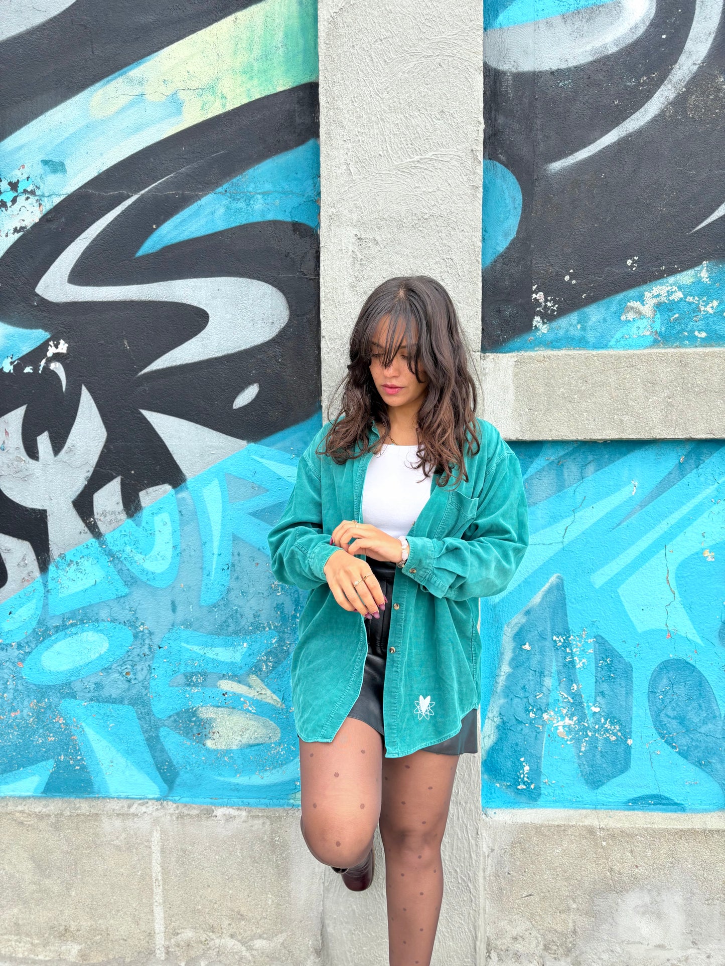 Chemise en velours : Aigle Voleur S