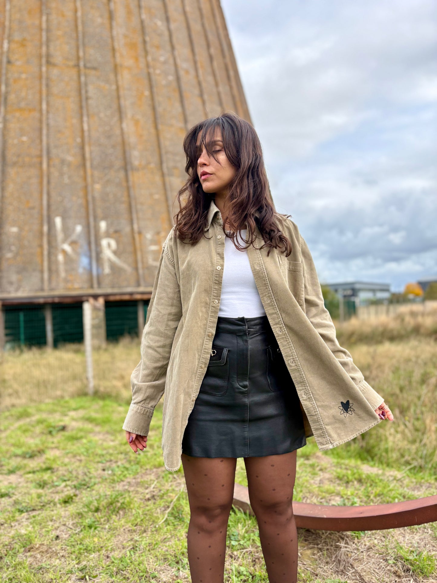 Chemise en Velours : Pierre Et Verdure