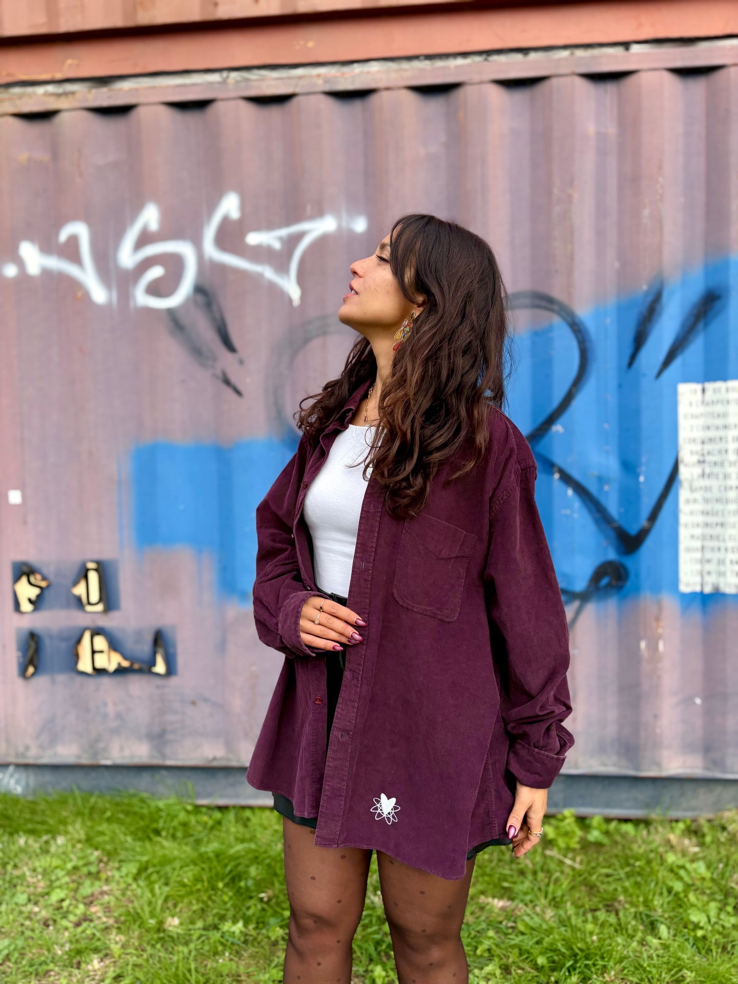 Chemise en velours : Aigle Voleur M
