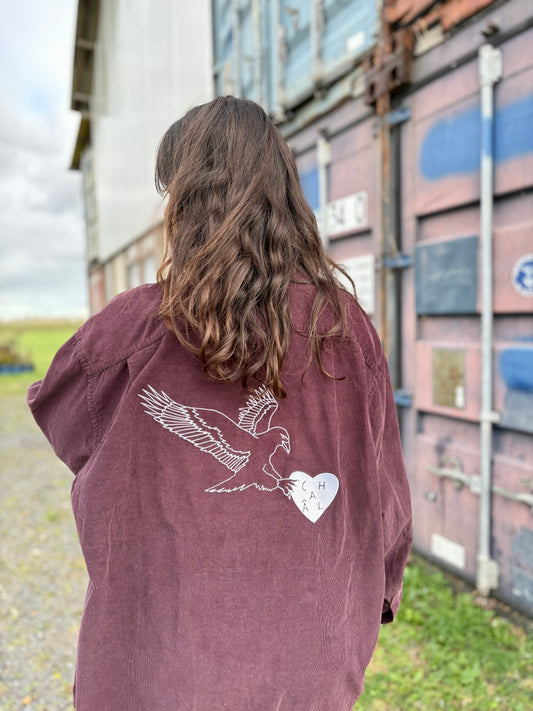 Chemise en velours : Aigle Voleur M